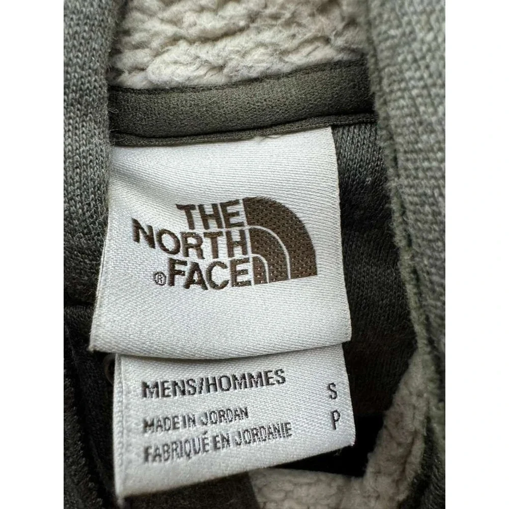 The North Face Sherpa Patrol Snap-Up‎ Fleece-Lined Hoodie Green Mens Size S